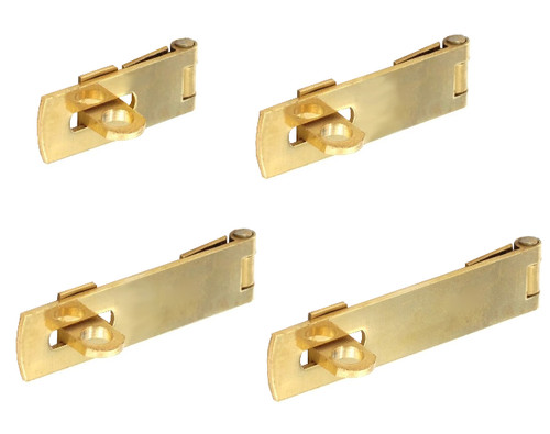 Brass hasp and - hasp, small