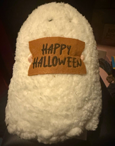 Plush white ghost - ghost, halloween