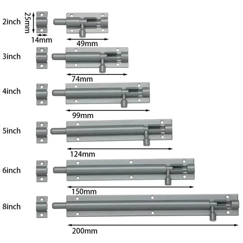 Slide bolt bathroom - bolt, toilet