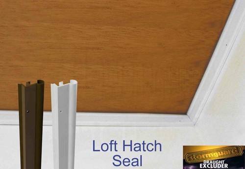 Around loft hatch - loft, draught
