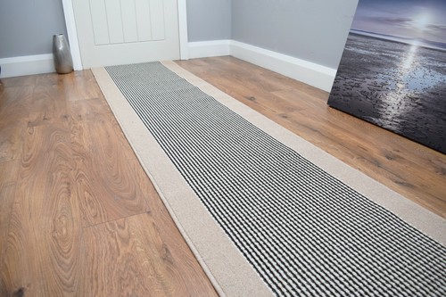 Beige hallway runner large - beige,