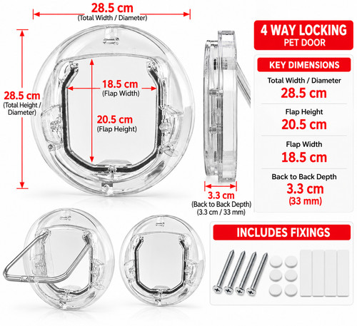 Clear way locking - clear, 4-way