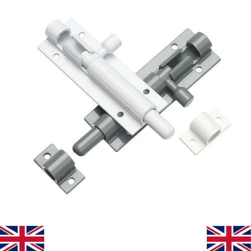 Slide bolt bathroom - slide, toilet