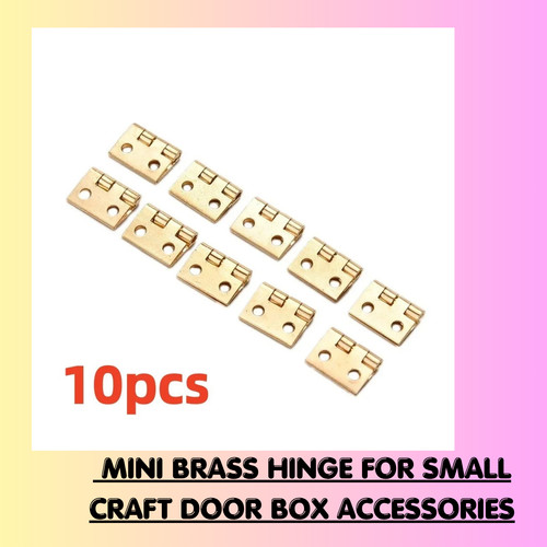 10pcs mini brass hinge - mini, for