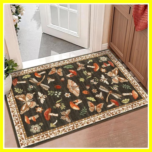 Mushroom small rug 2x3 - mushroom,