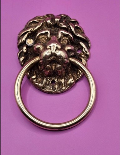 Door knocker small - door, brass