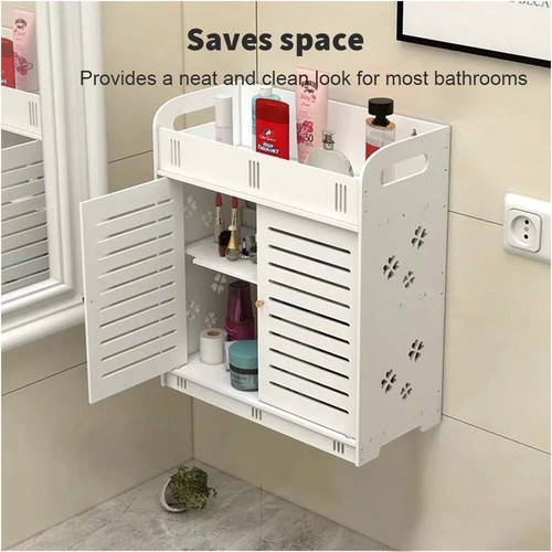 White bathroom small cabinet - bathroom,