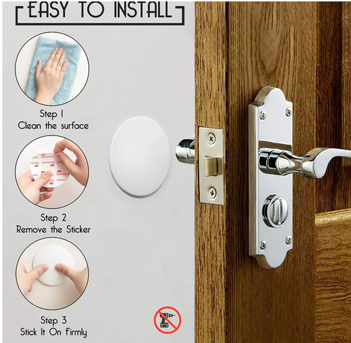 Large small door knob - knob, wall