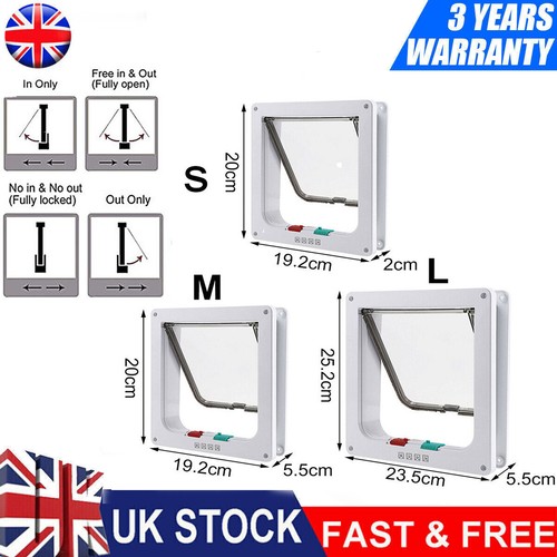 Pet door flap way - pet, locking