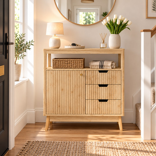 Small fluted sideboard 60cm - small,